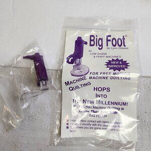 Big Foot Low Shank - Large Hoop Free Motion Quilting, Embroidery, Stippling New